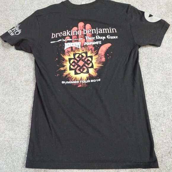 Breaking Benjamins Womens T-shirt Small Black Chevelle Dorothy Summer Tour 2019 - Picture 1 of 8